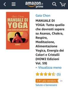 manuale di yoga su amazon