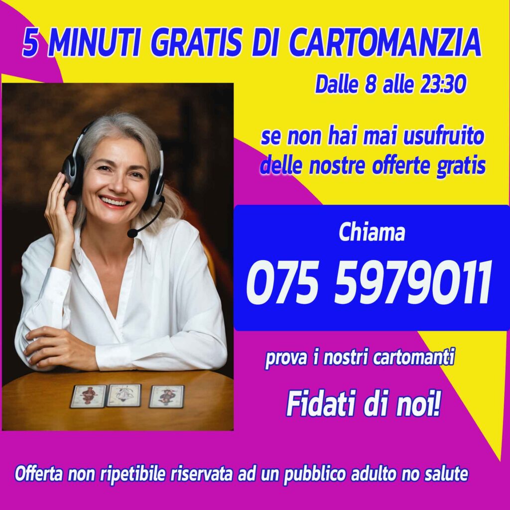 5 minuti gratis di cartomanza